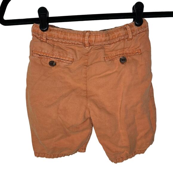 Mayoral Classy Line Kids Size 5 Shorts Linen Blend Orange Beach Summer GUC - Picture 2 of 6
